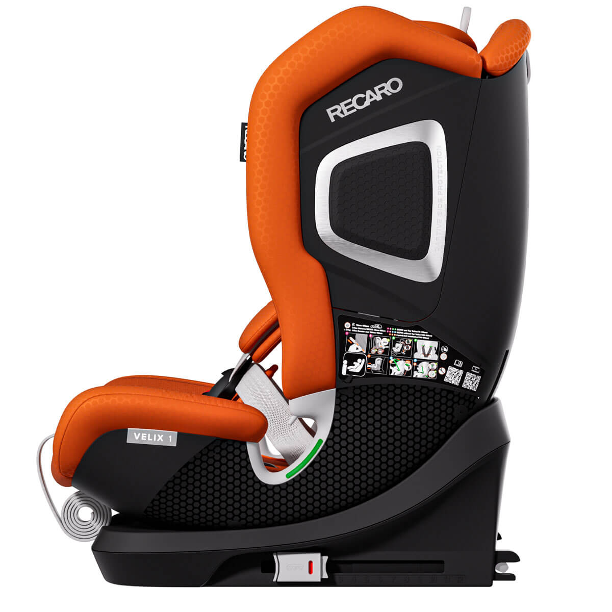 Otroški avtosedež RECARO Velix 1 Vibrant Orange 5
