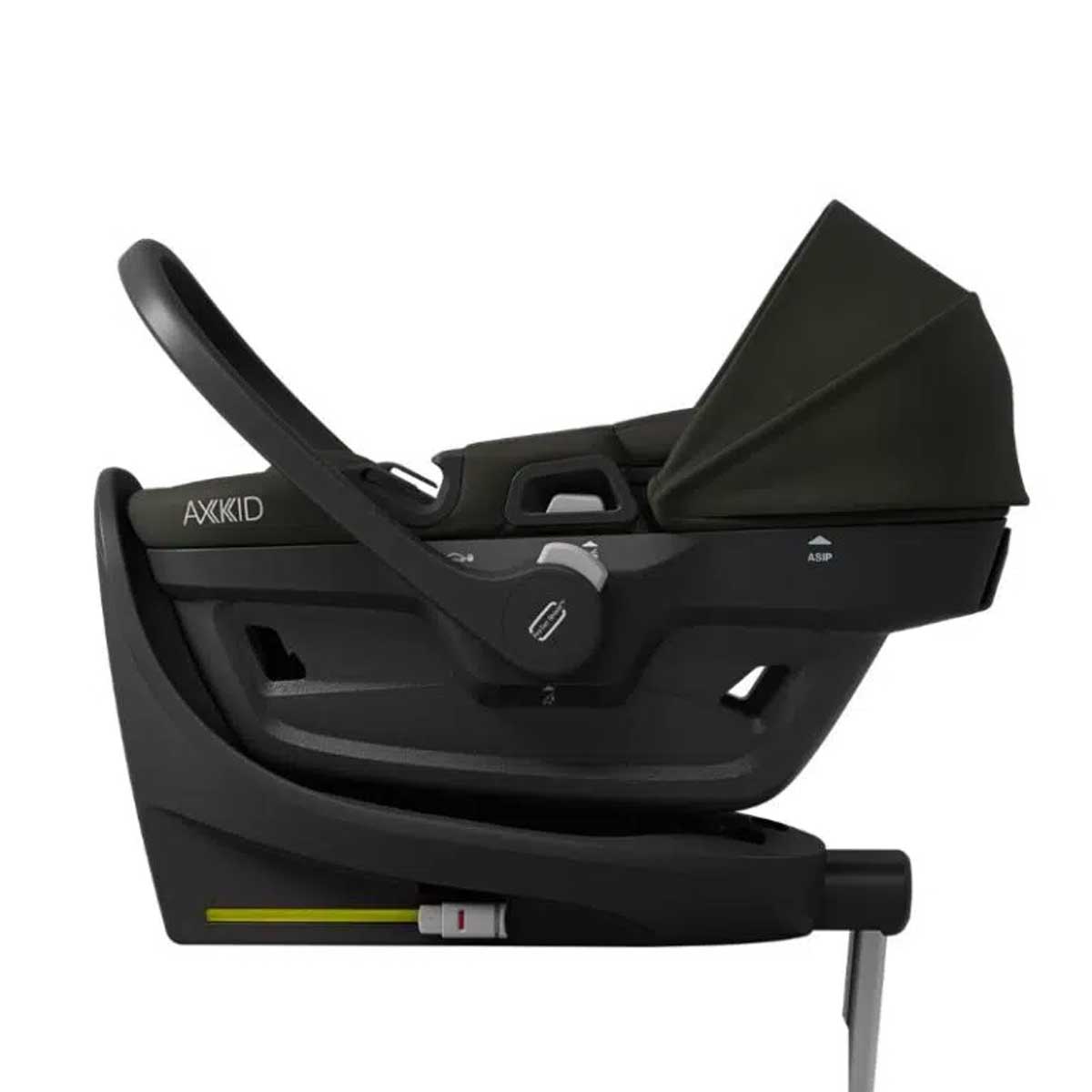 Dječja autosjedalica – jaje AXKID Zero Pro [40–87 cm] + ISOFIX Baza Forest Moss Green 2