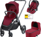 Dječja kolica 3u1 RECARO Celona + autosjedalica Avan [Garnet Red]