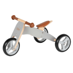 Drveni bicikl bez pedala & tricikl Pinolino Charlie sivi