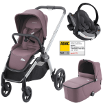 Dječja kolica 3u1 RECARO Celona [Pale Rose]+ autosjedalica Beasfe