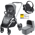 Dječja kolica 3u1 RECARO Celona [Silent Grey] + autosjedalica Besafe