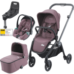 Dječja kolica 4u1 RECARO Sadena + sjedalica Avan + Isofix [Pale Rose]