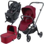 Dječja kolica 4u1 RECARO Sadena + autosjedalica Salia Elite [Garnet Red]