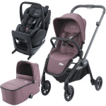 Dječja kolica 4u1 RECARO Sadena + autosjedalica Salia Elite [Pale Rose]