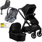 Dječja kolica 4u1 Bababing Raffi Black + RECARO Avan + Isofix