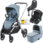 Dječja kolica 4u1 RECARO Celona + autosjedalica Avan + Isofix [Frozen Blue]
