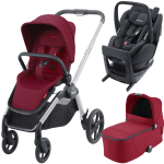 Dječja kolica 4u1 RECARO Celona + autosjedalica Salia Elite [Garnet Red]