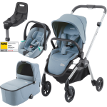 Dječja kolica 4u1 RECARO Sadena + sjedalica Avan + Isofix [Frozen Blue]