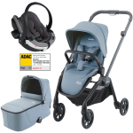 Dječja kolica 3u1 RECARO Sadena [Frozen Blue] + autosjedalica Besafe