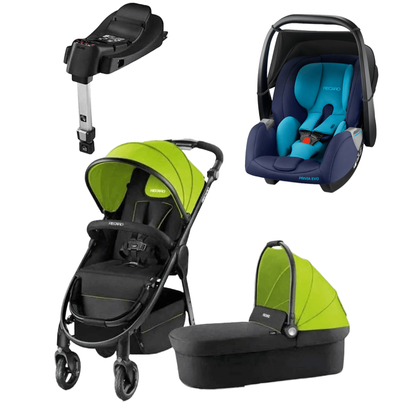 Dječja kolica 4u1 RECARO Citylife + Privia Evo + baza