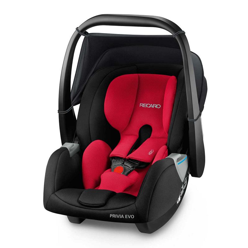 Dječja autosjedalica RECARO Privia Evo + Isofix baza racing red 1