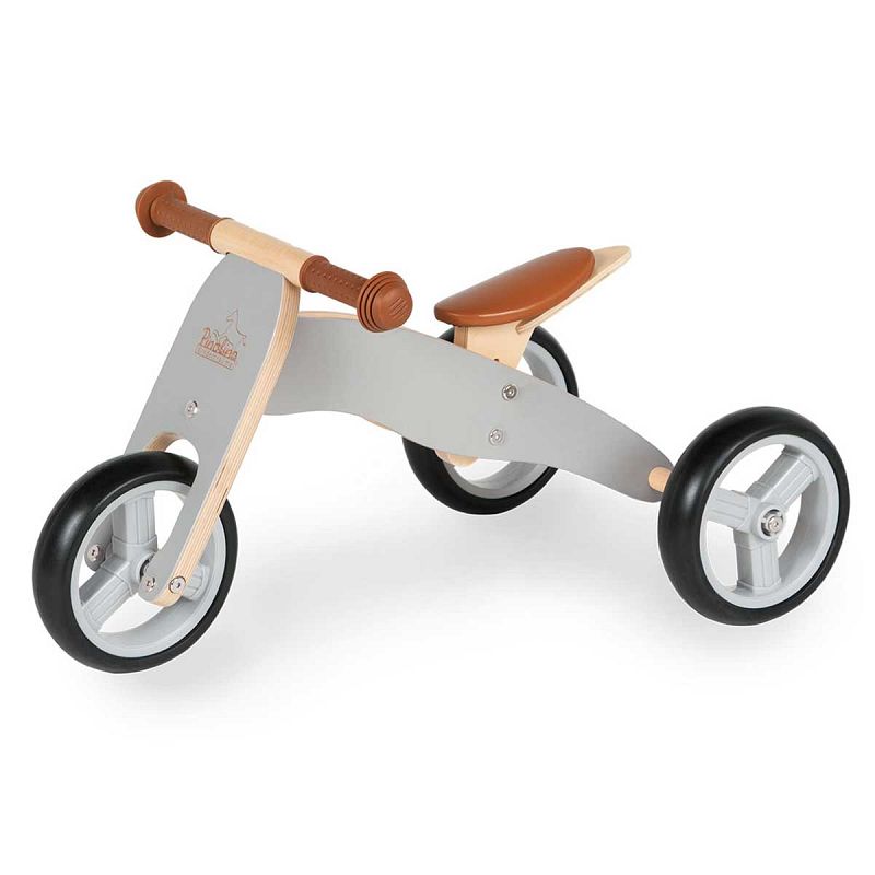 Drveni bicikl bez pedala & tricikl Pinolino Charlie sivi 4
