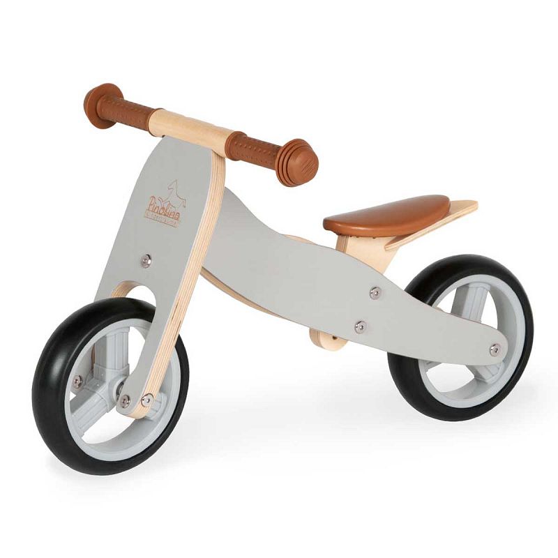 Drveni bicikl bez pedala & tricikl Pinolino Charlie sivi 2