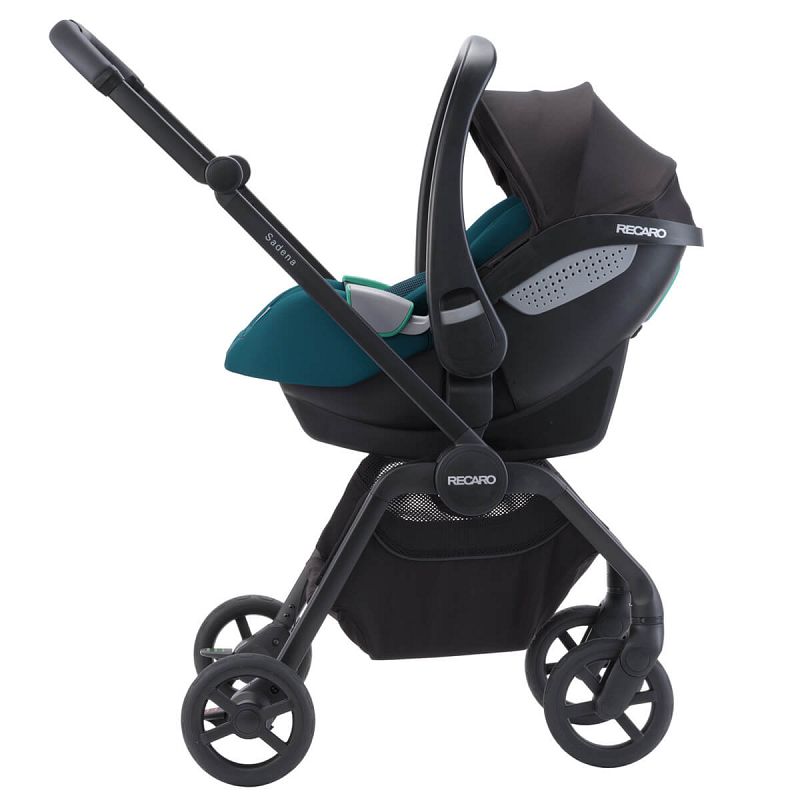 Dječja kolica 4u1 RECARO Sadena + sjedalica Avan + Isofix [Silent Grey] 4
