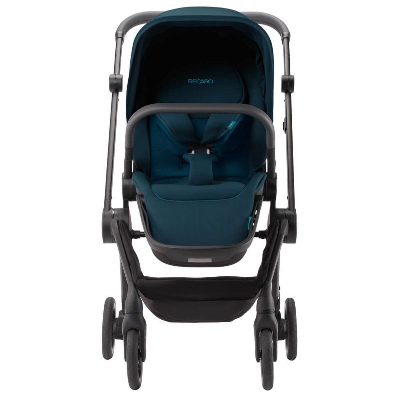 Dječja kolica 4u1 RECARO Sadena + sjedalica Avan + Isofix [Silent Grey] 5