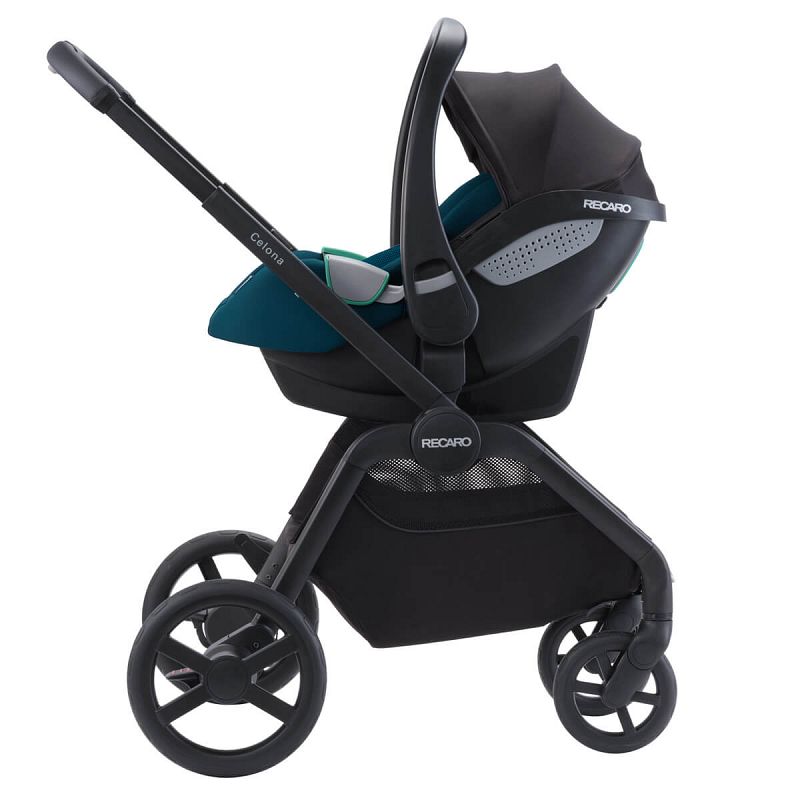 Dječja kolica 4u1 RECARO Celona + autosjedalica Avan + Isofix [Sweet Curry] 4