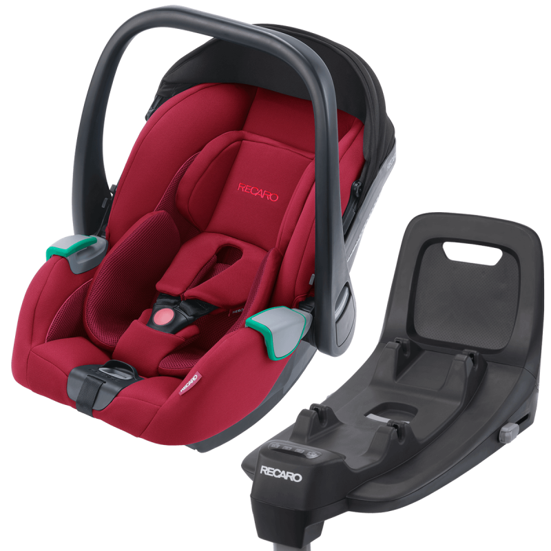 Dječja kolica 4u1 RECARO Sadena + sjedalica Avan + Isofix [Garnet Red] 1