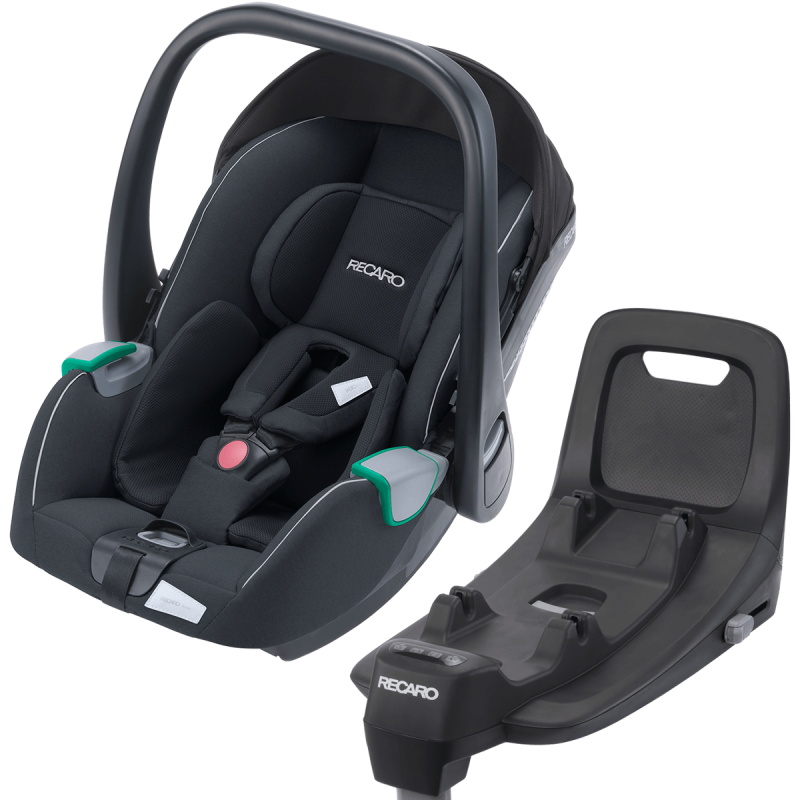 Dječja kolica 4u1 RECARO Sadena + sjedalica Avan + Isofix [Mat Black] 1