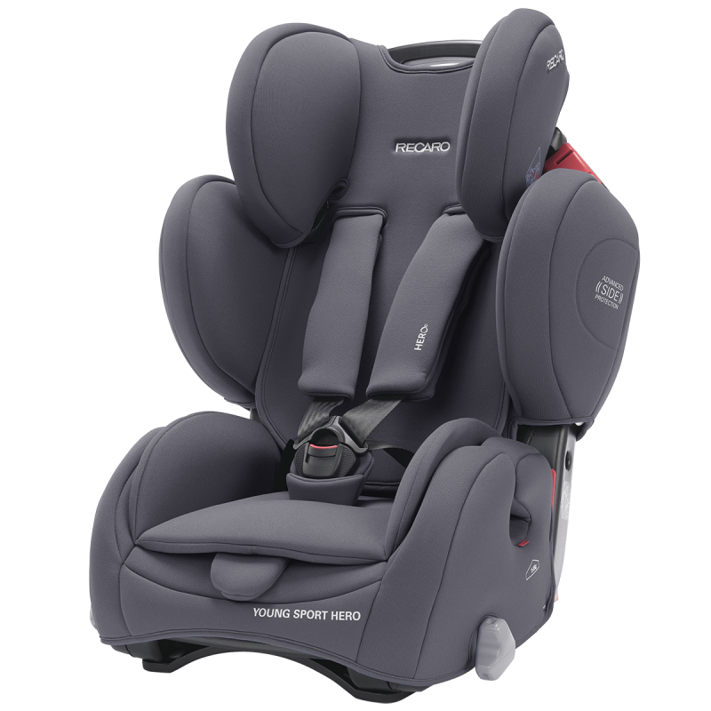 Dječja autosjedalica RECARO Young Sport Hero [9-36 kg] Core Simply Grey