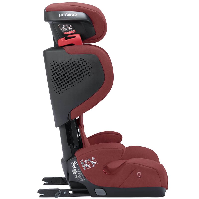 Dječja autosjedalica RECARO Mako Elite 2 i-Size [100 – 150 cm] Iron Red + Air 4