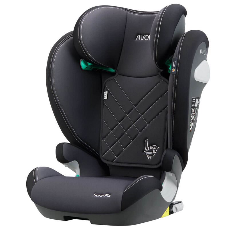 Dječja autosjedalica AVOVA Sora-Fix i-Size [100-150 cm] Grey Black