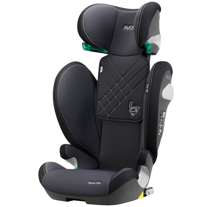 Dječja autosjedalica AVOVA Sora-Fix i-Size [100-150 cm] Grey Black 4