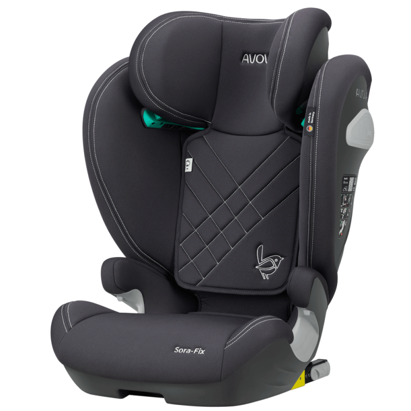Dječja autosjedalica AVOVA Sora-Fix i-Size [100-150 cm] Grey