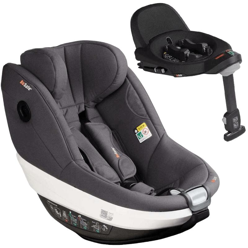 Dječja autosjedalica BeSafe Beyond 360 [61-125 cm] Dark-Grey  + baza