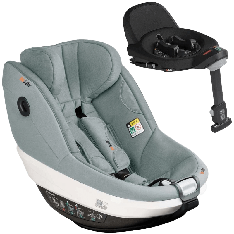 Dječja autosjedalica BeSafe Beyond 360 [61-125 cm] Sea Green Melange + baza