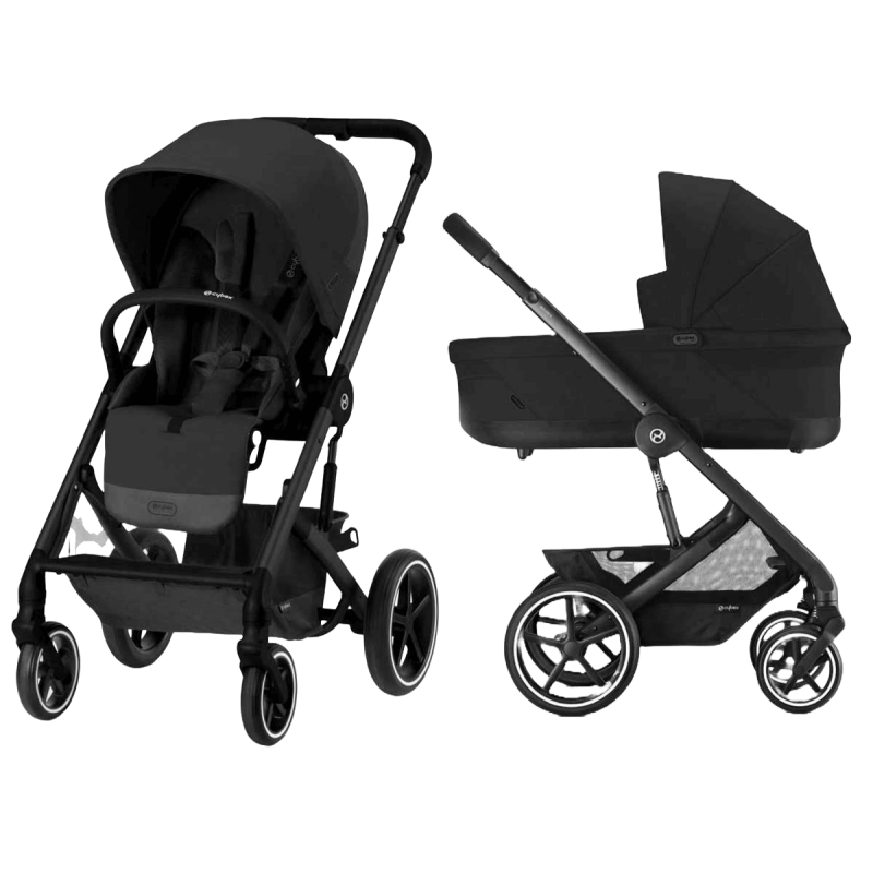 Dječja kolica Cybex Balios S Lux Moon Black 2u1 komplet
