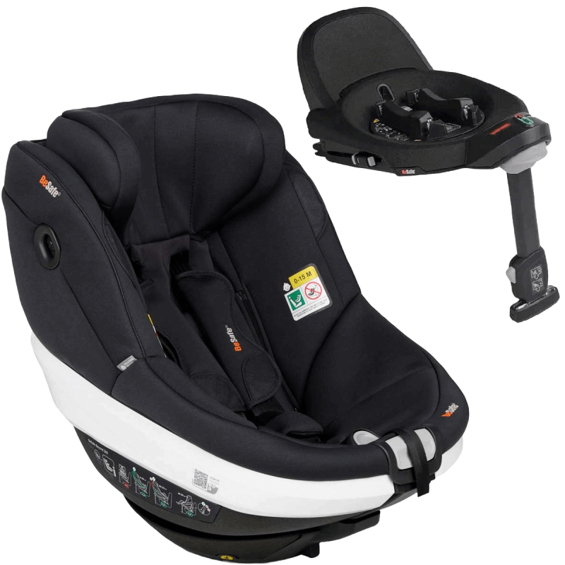 Dječja autosjedalica BeSafe Beyond 360 [61-125 cm] Black Soft Breeze + baza