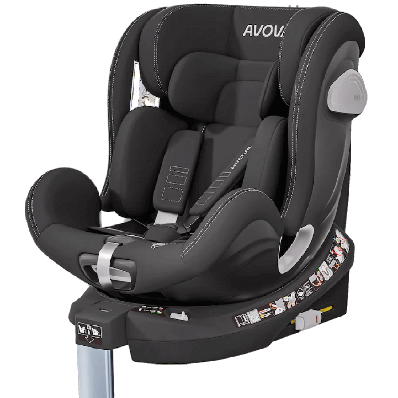 Dječja autosjedalica Avova Swan Fix i-Size [40-125 cm] Pearl Black