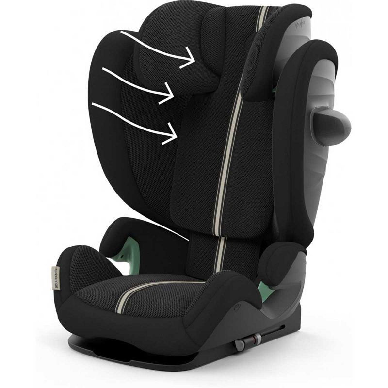 Dječja autosjedalica Cybex Solution G i-Fix Plus i-size [100-150 cm] Moon Black 5