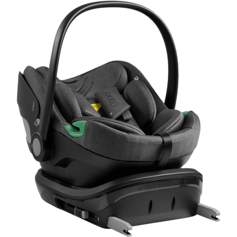 Dječja autosjedalica AXKID GoKid [40–87 cm] Arctic Mist Grey  + Isofix baza