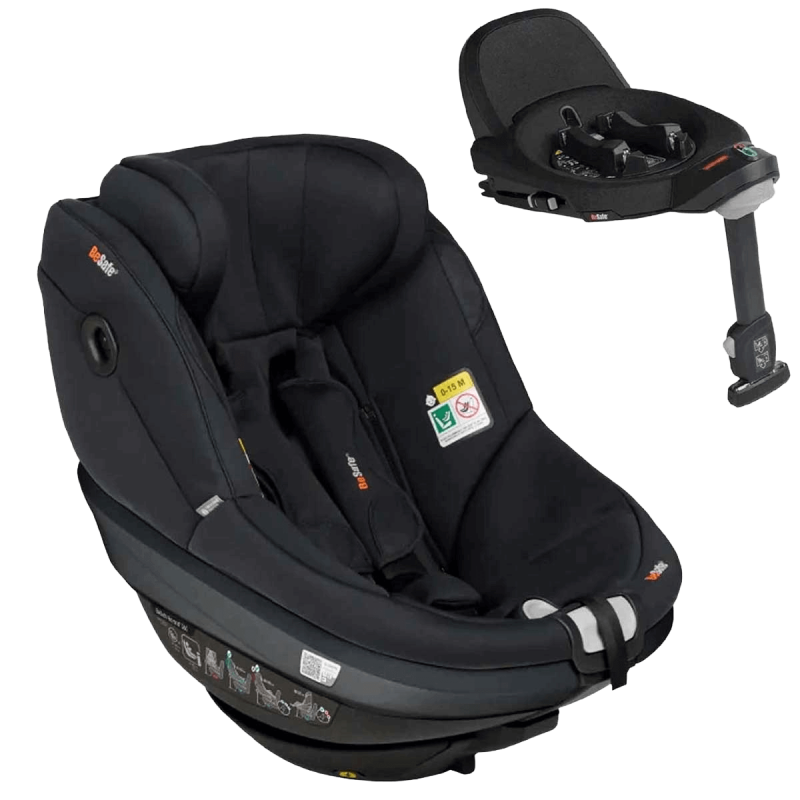 Dječja autosjedalica BeSafe Beyond²  360 [61-125 cm] Black Soft Breeze + baza