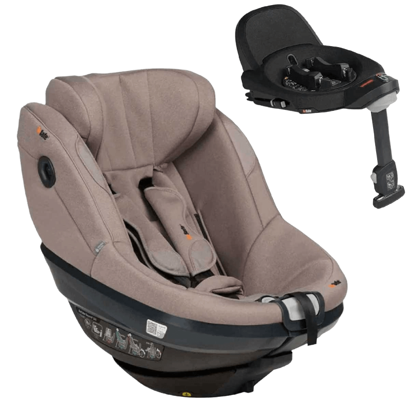 Dječja autosjedalica BeSafe Beyond²  360 [61-125 cm] Dark Sand Soft Breeze + baza