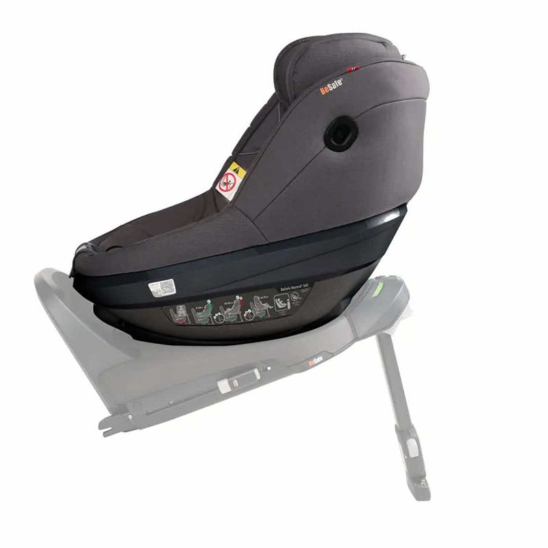 Dječja autosjedalica BeSafe Beyond²  360 [61-125 cm] Dark Grey Melange + baza 1