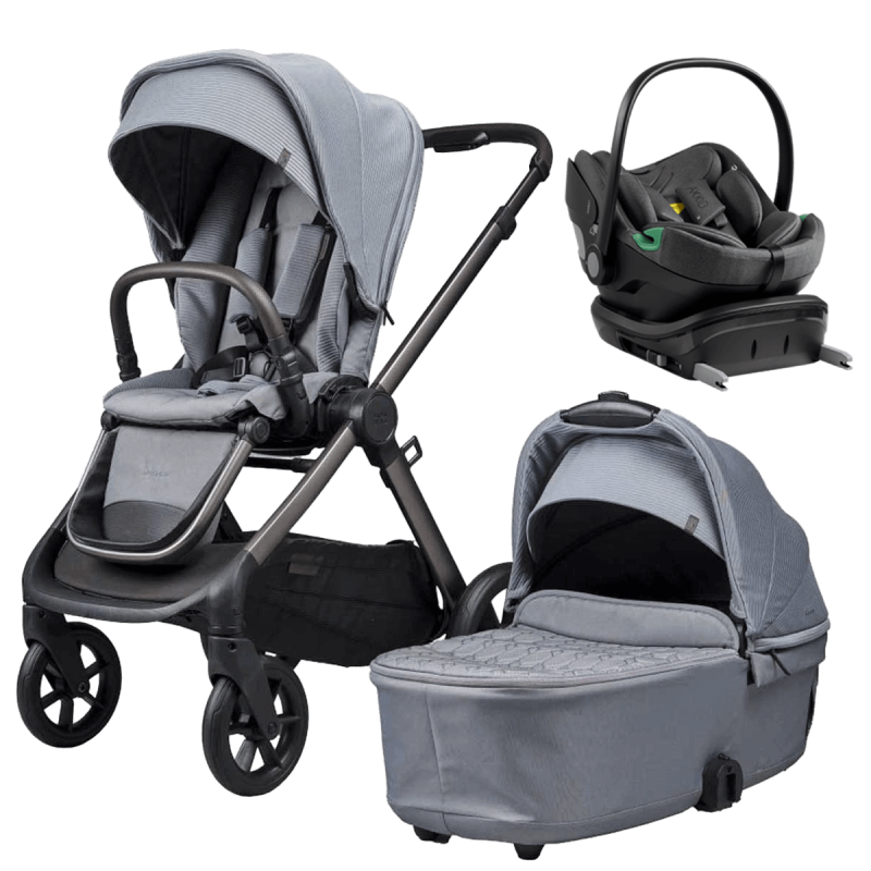 Dječja kolica 4u1 BabaBing Raffi 2.0 [Duck Egg] + jaje AXKID + Isofix