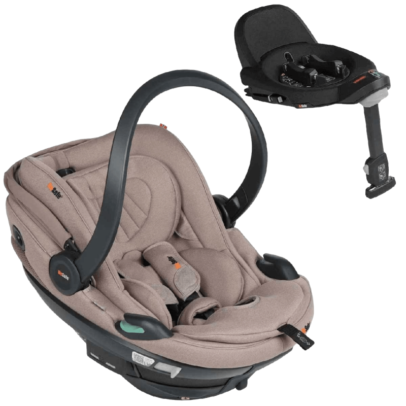 Dječja autosjedalica BeSafe Go Beyond² [40-87 cm] Dark Sand Soft Breeze + Baza