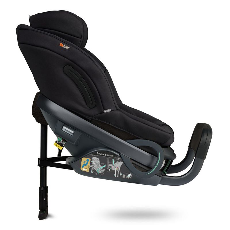 Dječja autosjedalica BeSafe Stretch² [61-125 cm] Black Soft Breeze 4