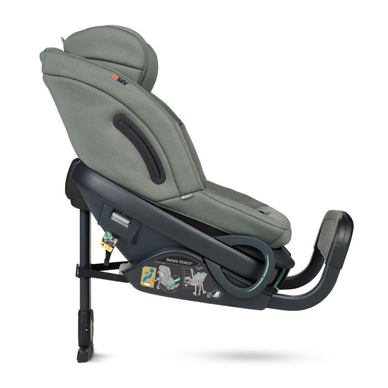 Dječja autosjedalica BeSafe Stretch² [61-125 cm] Meadow Green SoftBreeze 5