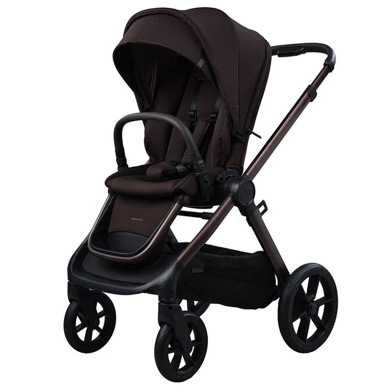 Dječja kolica 4u1 BabaBing Raffi 2.0 [Kofe] + jaje AXKID + Isofix 6