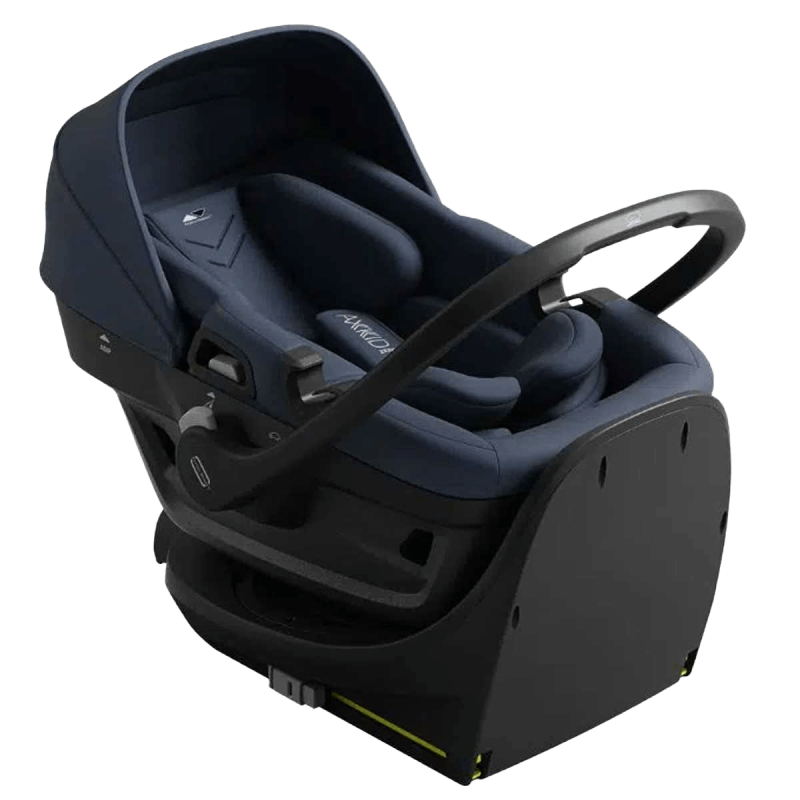Dječja autosjedalica – jaje AXKID Zero Pro [40–87 cm] + ISOFIX Baza Glacier Lake Blue